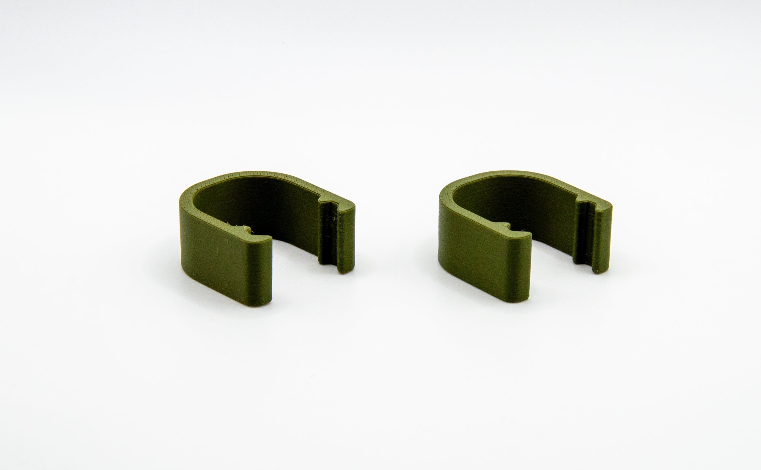 Mossy Ø5 Clips x 2 (L) - Brun